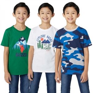 Eddie Bauer Youth 3-pack Short Sleeve Graphic Tees - Youth Large